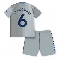 Echipament fotbal Everton James Tarkowski #6 Tricou Treilea 2023-24 pentru copii maneca scurta (+ Pantaloni scurti)